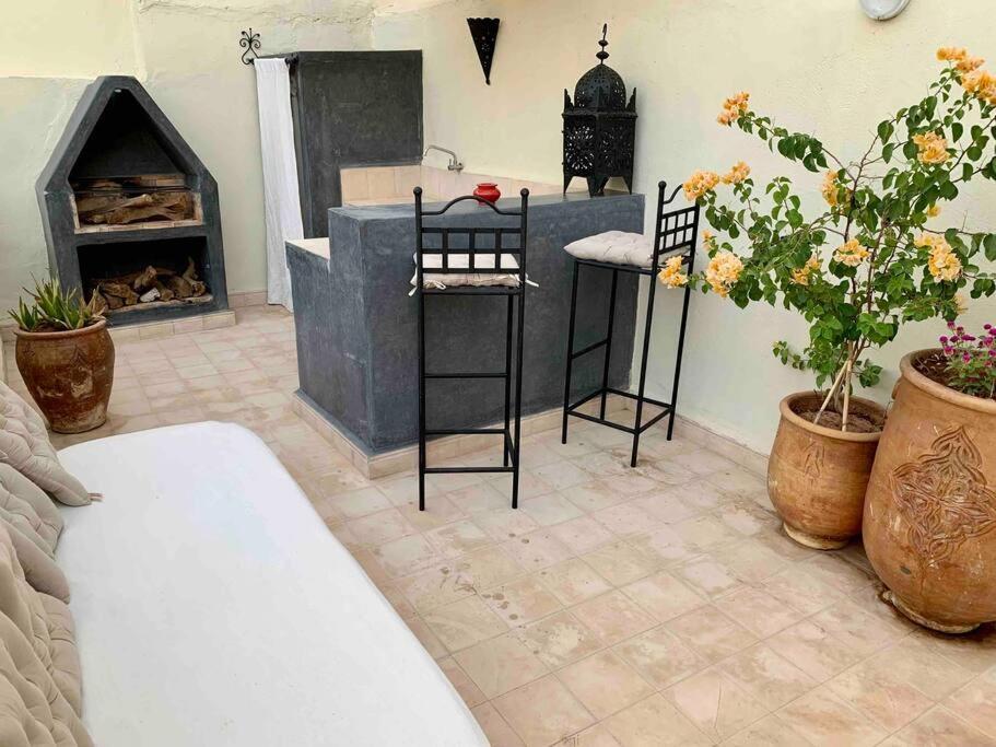 Riad Darna 4 Chambres Avec Piscine Et Petit Dejeuner Марракеш Экстерьер фото