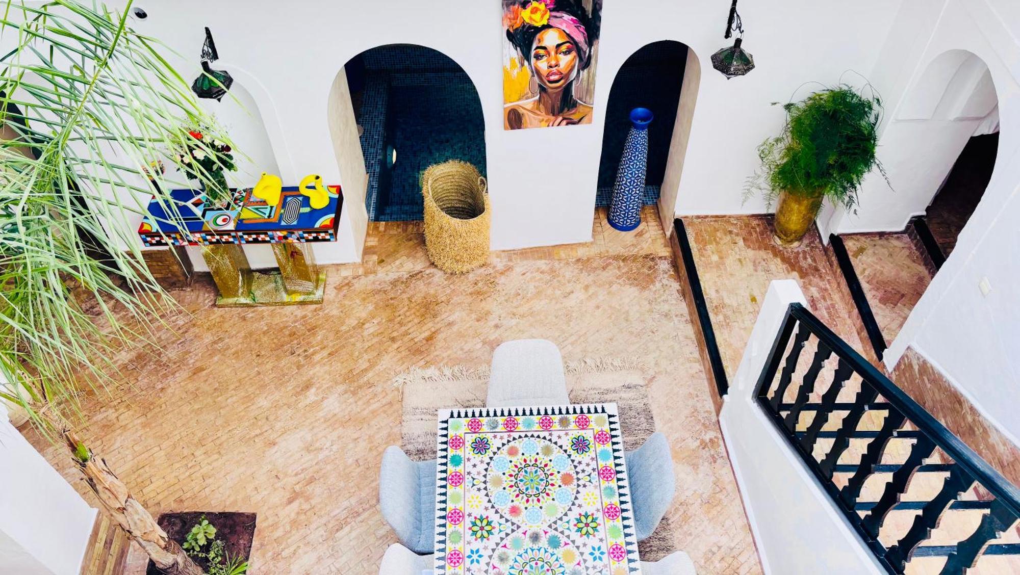 Riad Darna 4 Chambres Avec Piscine Et Petit Dejeuner Марракеш Экстерьер фото